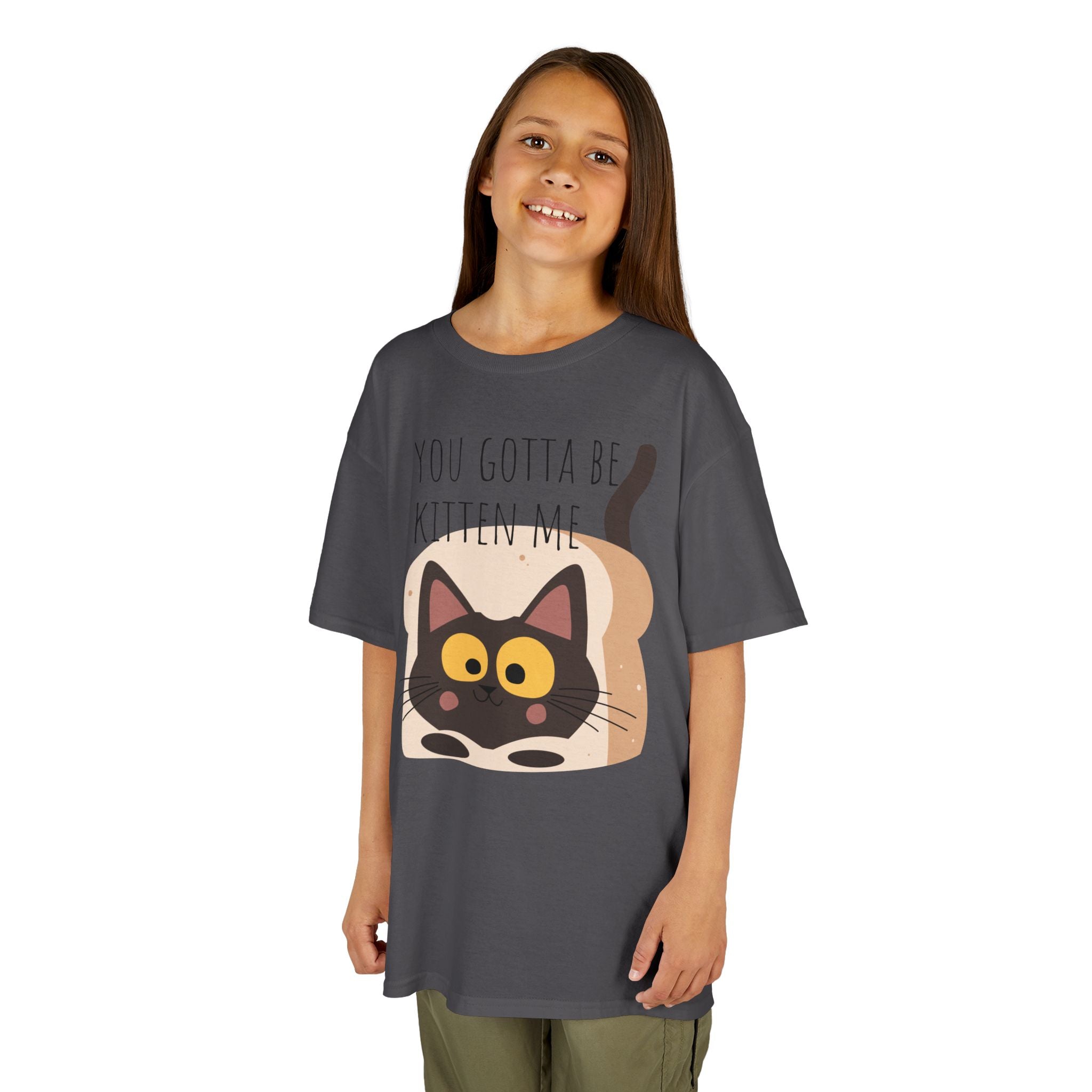 Kids Heavy Cotton™ Cat Tee