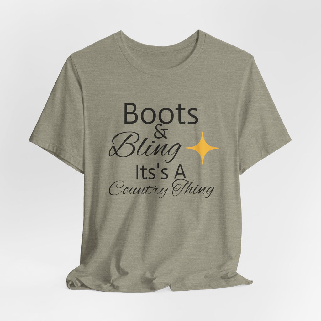 Country Vibe Tee - Boots & Bling T-Shirt