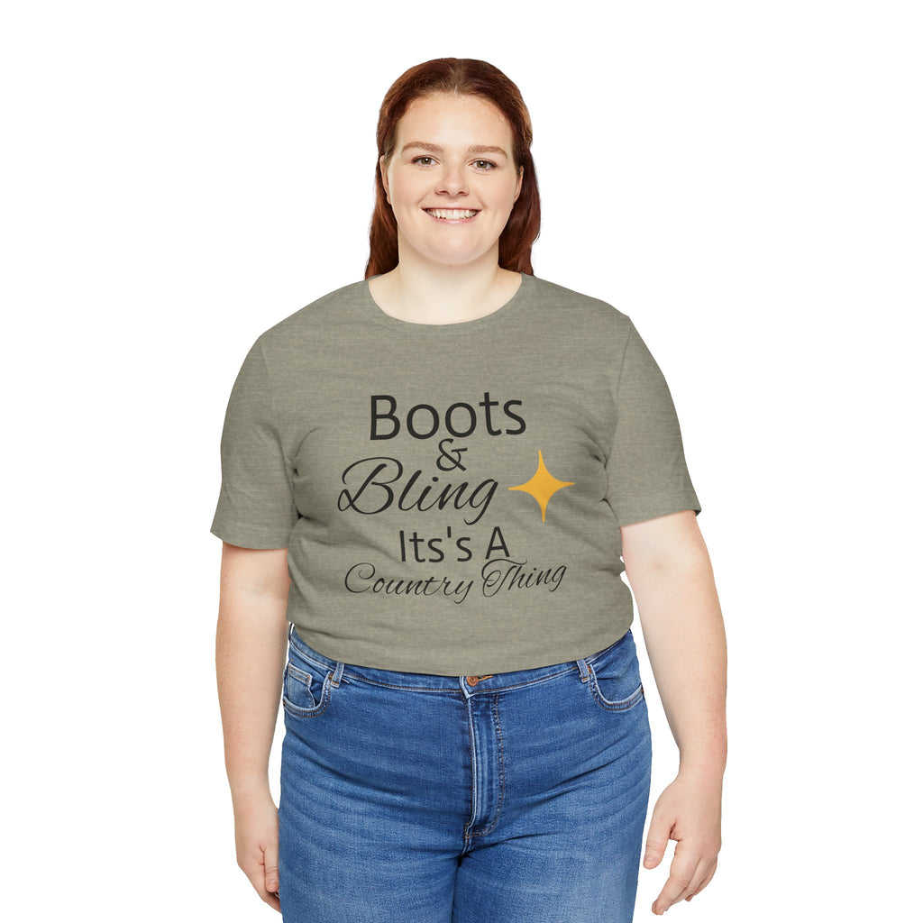 Country Vibe Tee - Boots & Bling T-Shirt
