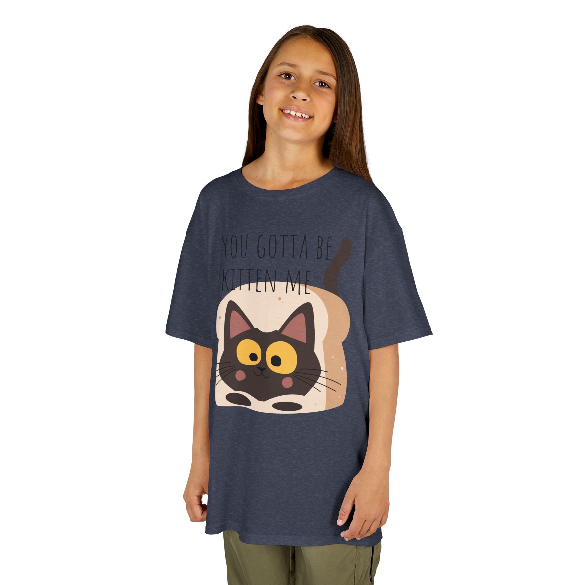 Kids Heavy Cotton™ Cat Tee