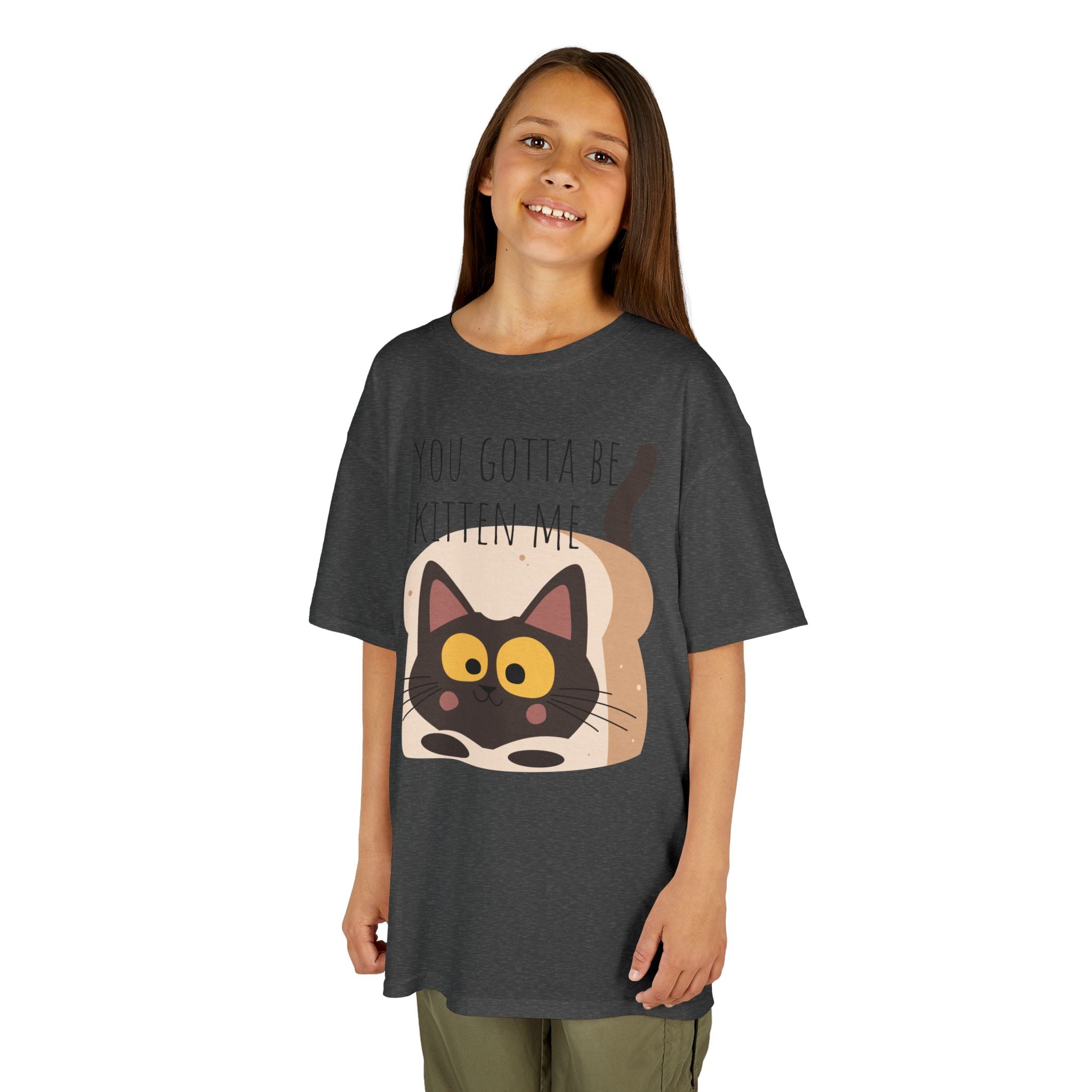Kids Heavy Cotton™ Cat Tee