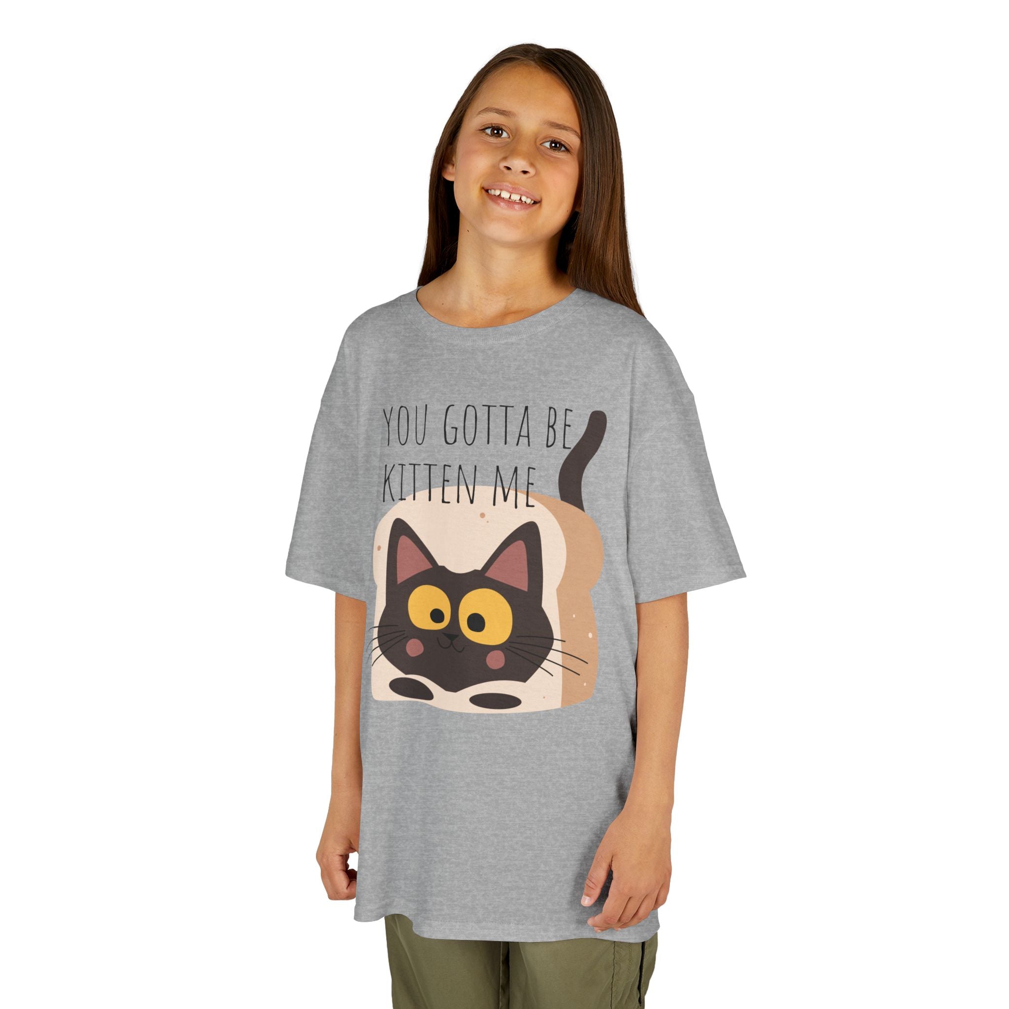 Kids Heavy Cotton™ Cat Tee