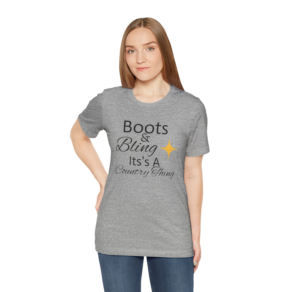 Country Vibe Tee - Boots & Bling T-Shirt