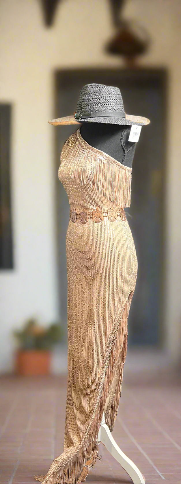 SALE- GOLD FORMAL DRESS