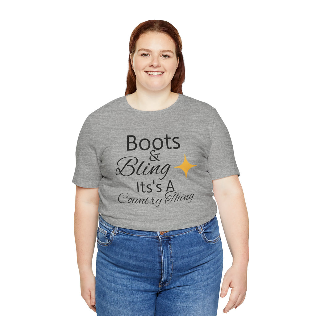 Country Vibe Tee - Boots & Bling T-Shirt