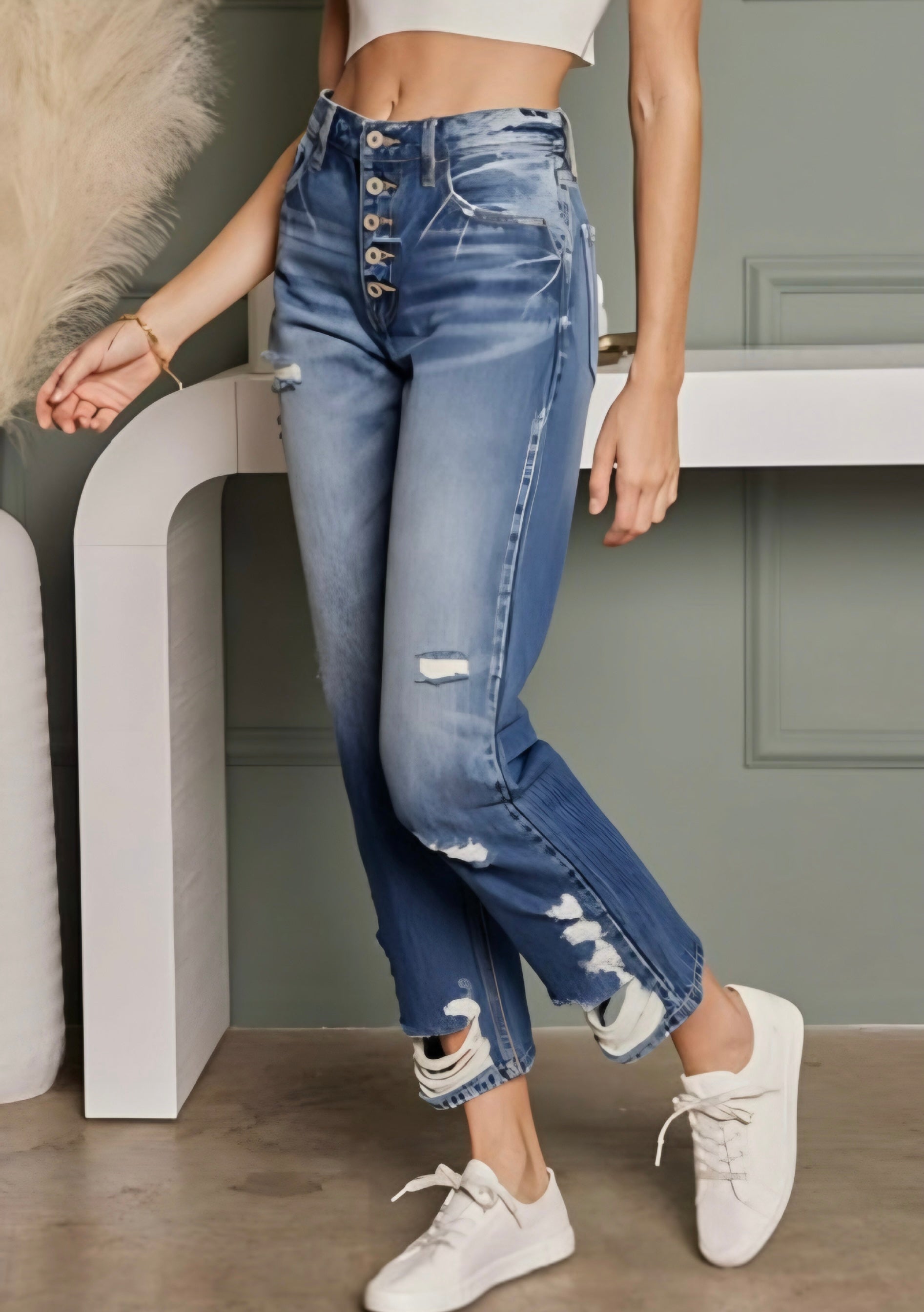 HIGH RISE BOYFRIEND JEANS