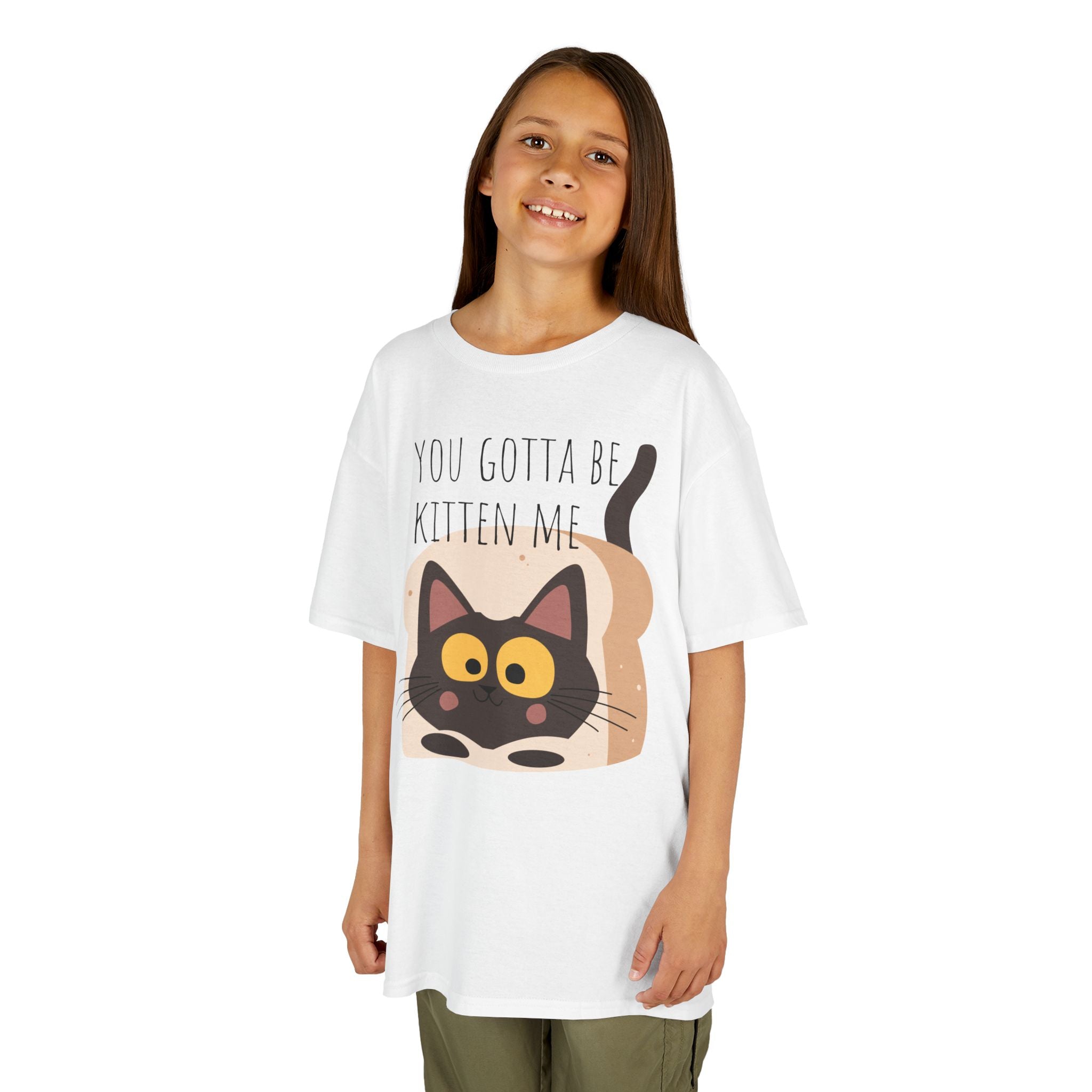 Kids Heavy Cotton™ Cat Tee