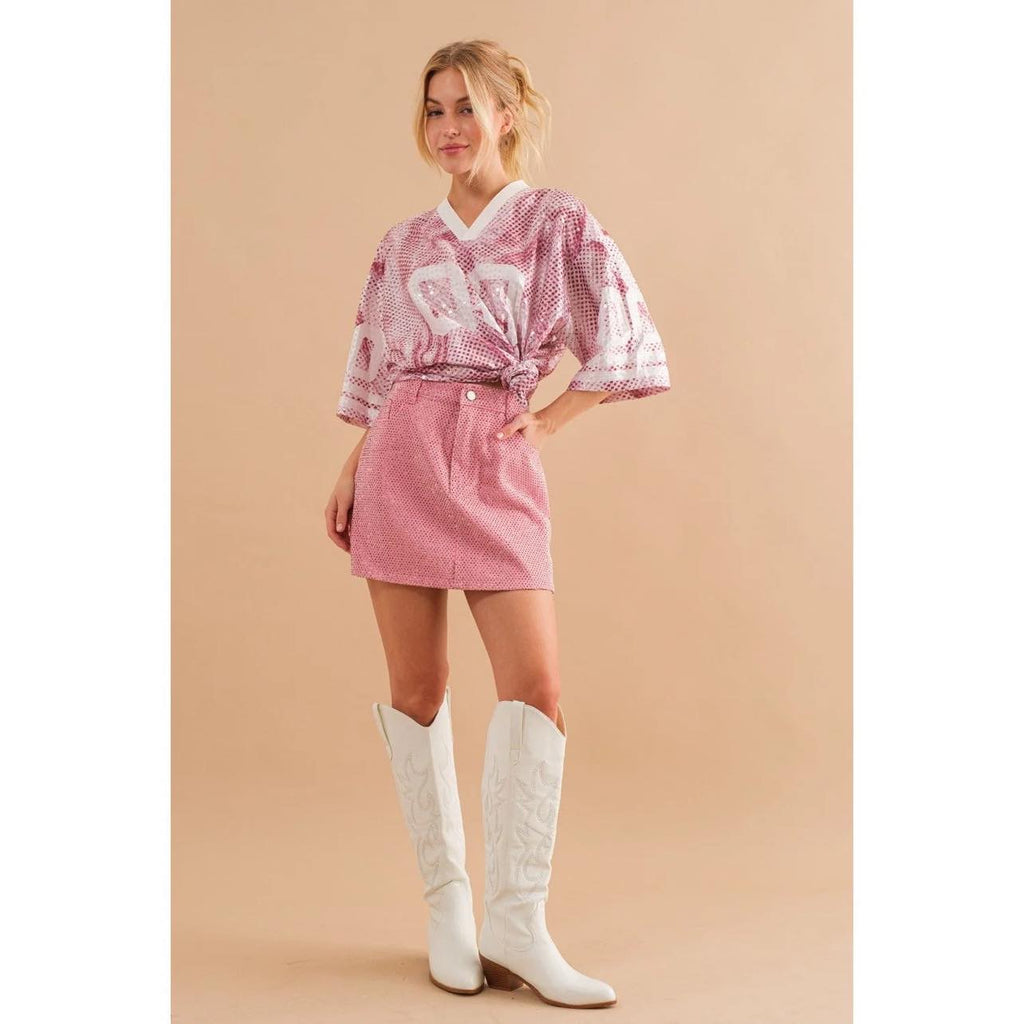 BARBIE PINK RODEO SKIRT