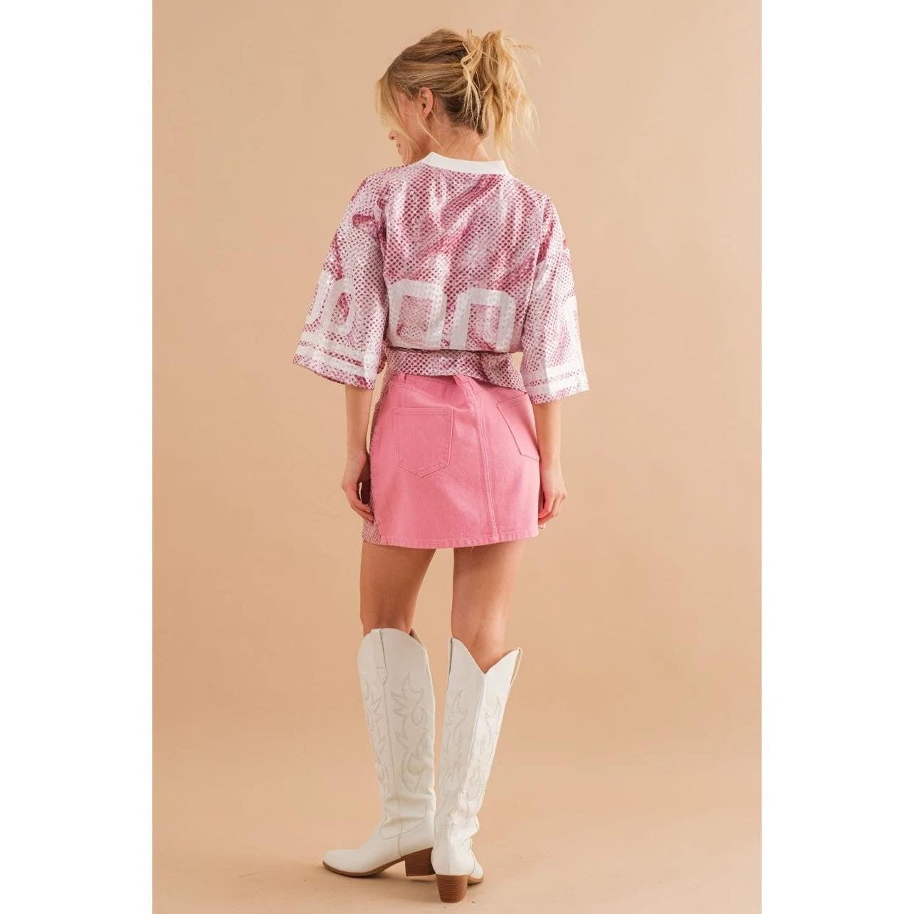 BARBIE PINK RODEO SKIRT