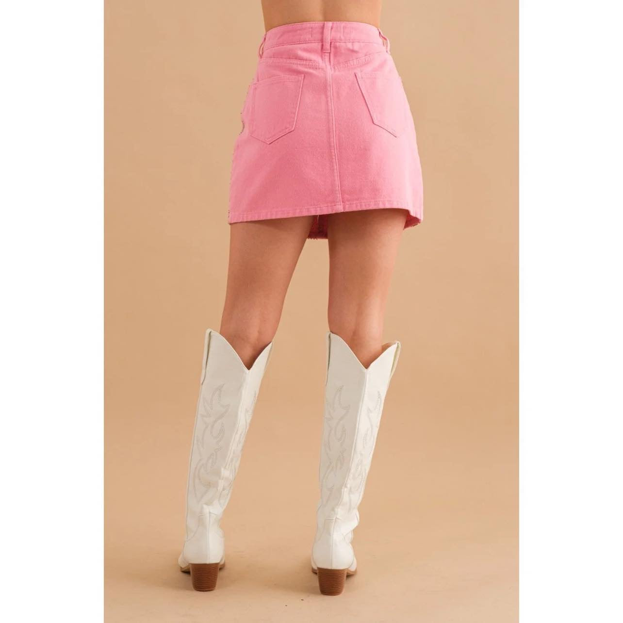 BARBIE PINK RODEO SKIRT