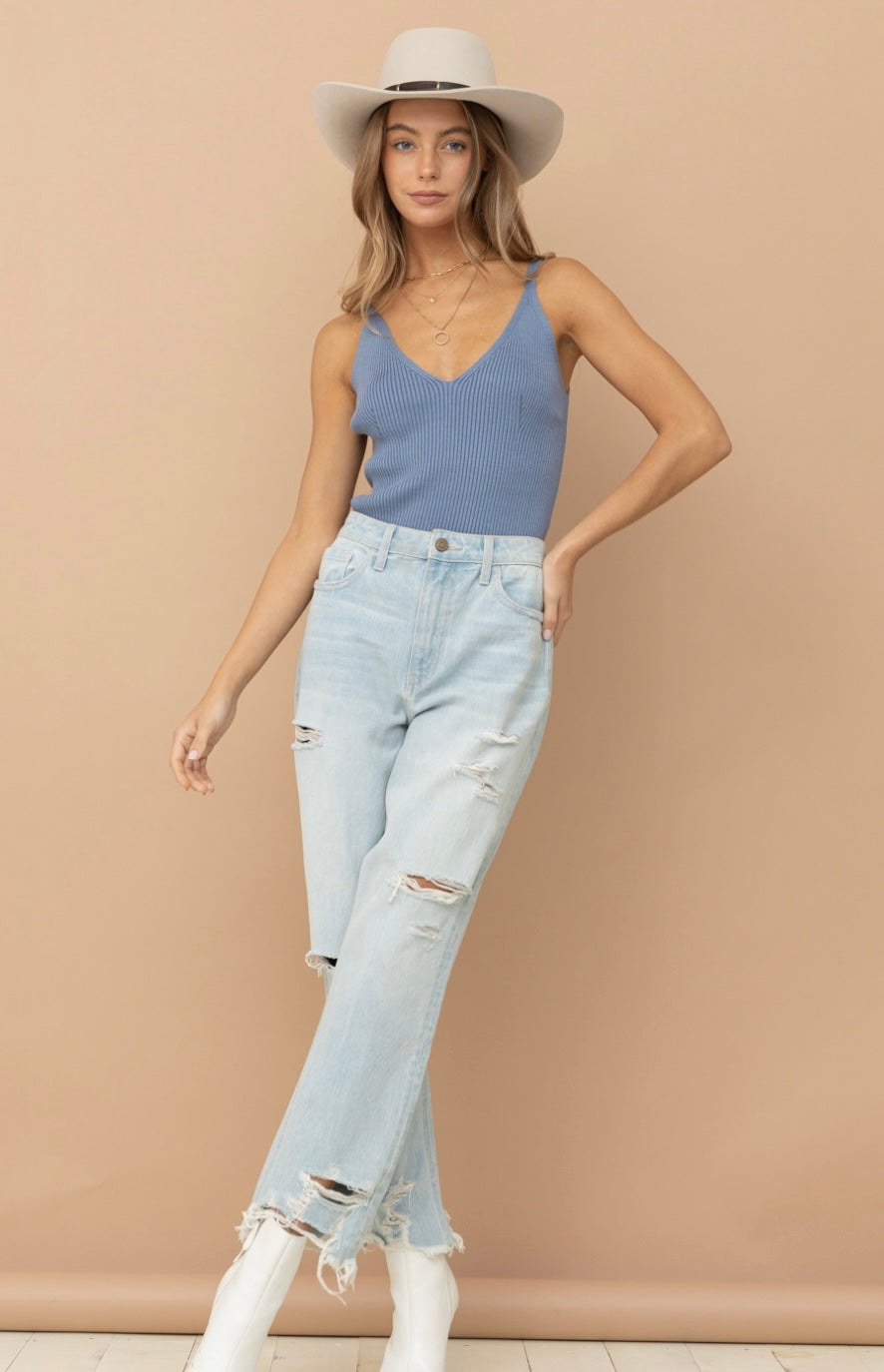 Sweater Knitted Tank Cami