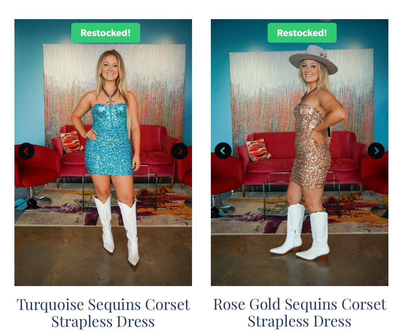SALE - RODEO RHINESTONE MINI DRESS