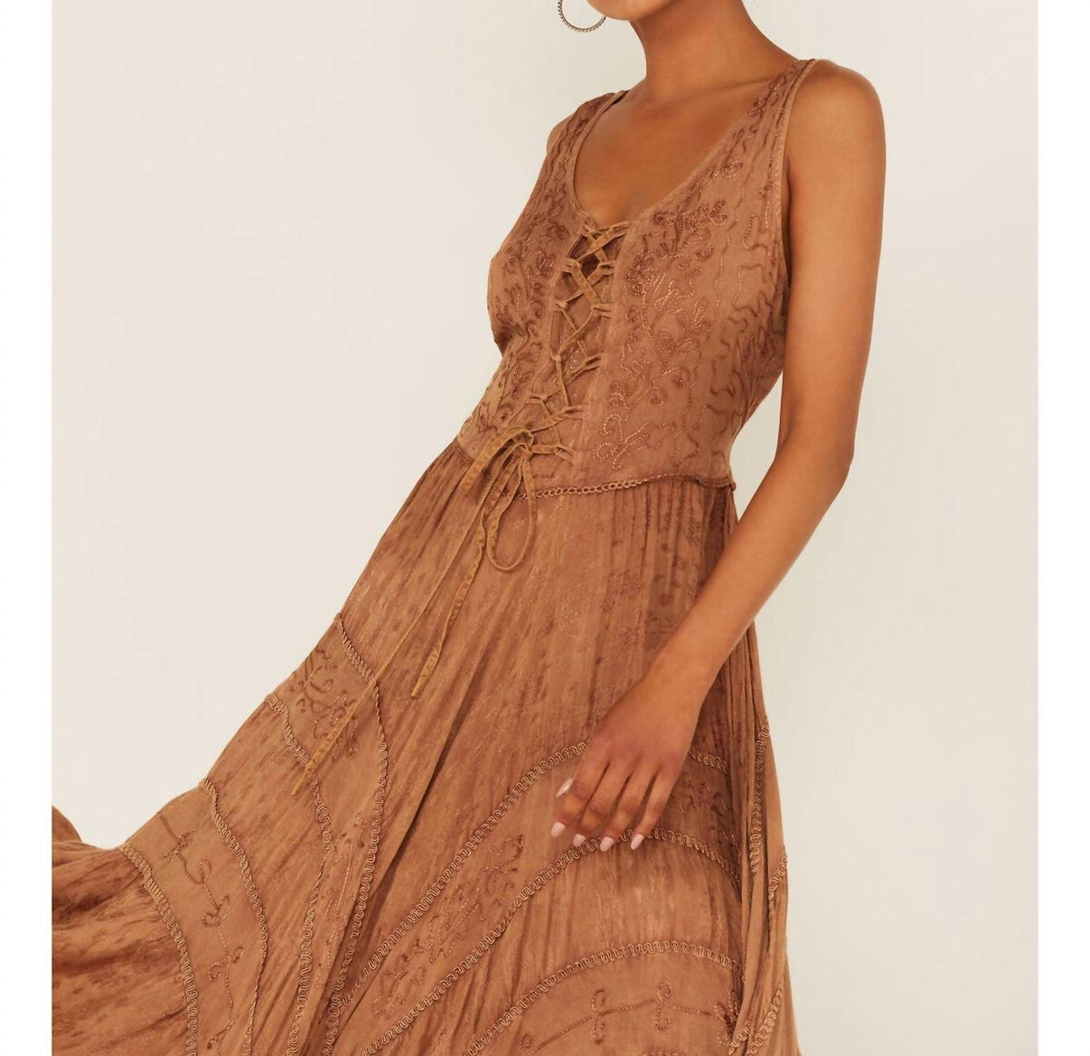 SALE- SCULLY LACE ME UP DRESS