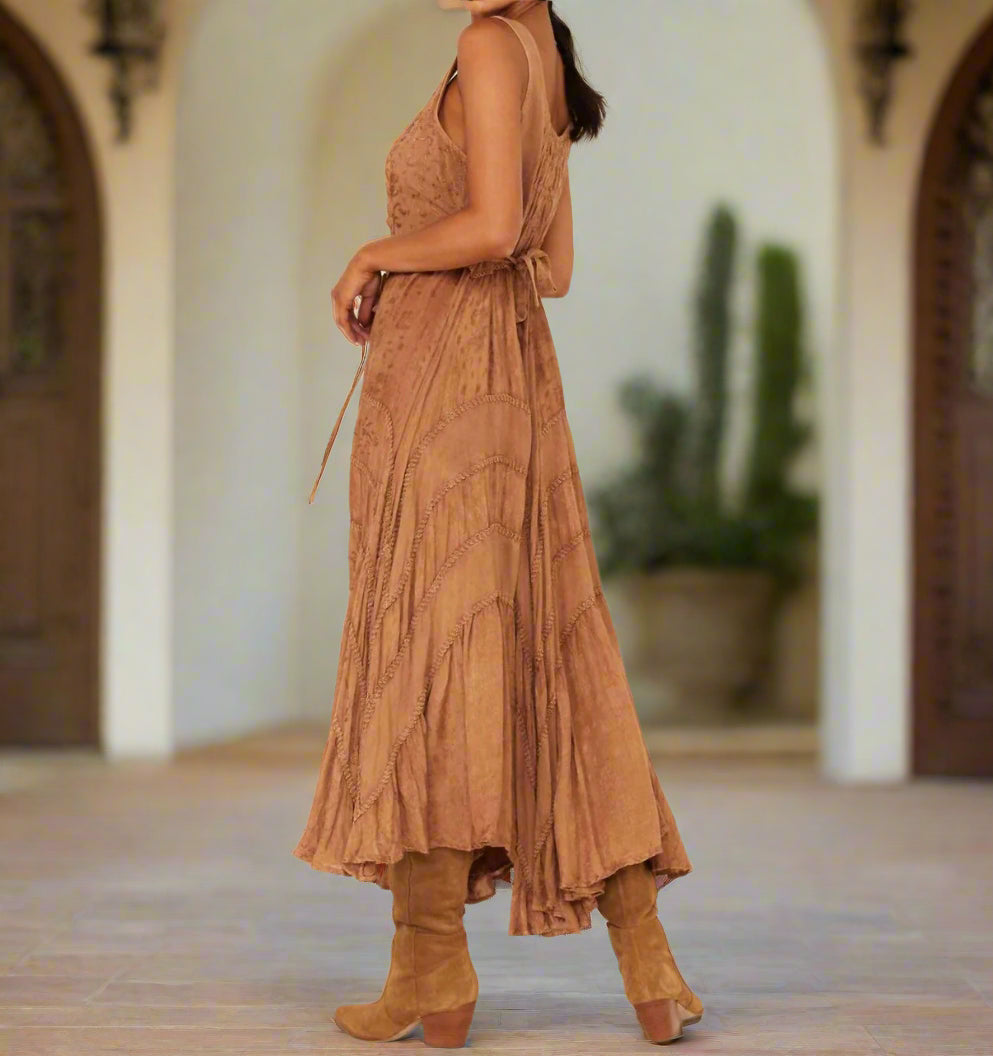 SALE- SCULLY LACE ME UP DRESS