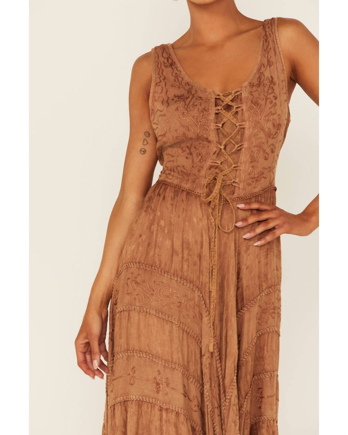SALE- SCULLY LACE ME UP DRESS