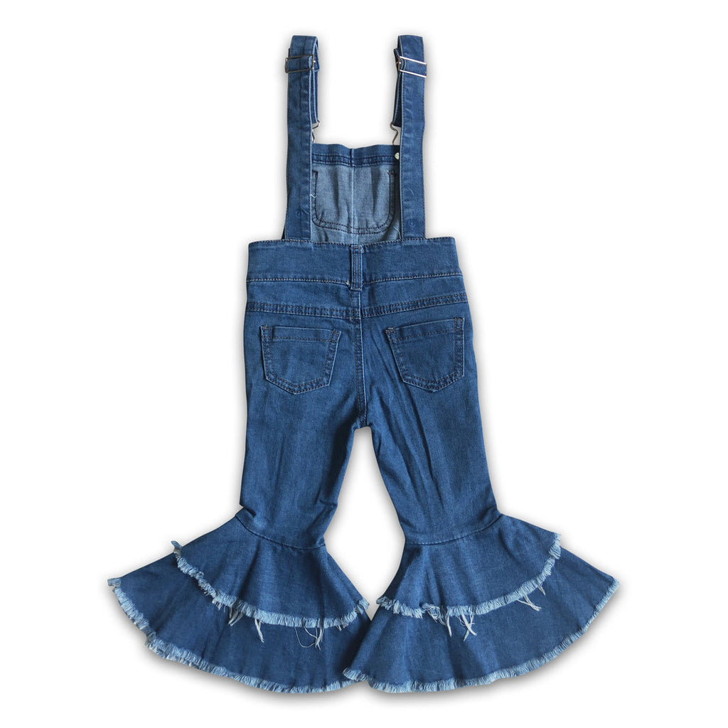LIL' RODEO RUFFLES OVERALLS