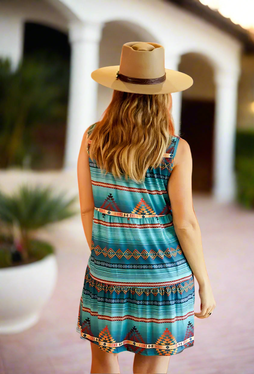 SALE- AZTEC DRESS