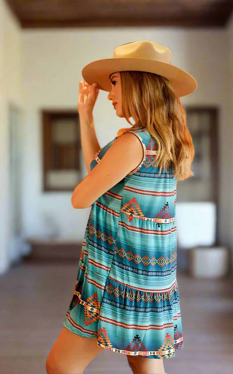 SALE- AZTEC DRESS